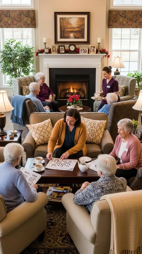 Boutique assisted living facility showcasing personalized care and community atmosphere