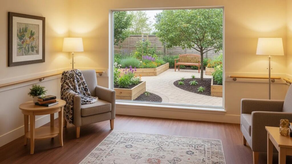 Safe and comfortable living space at Aliviya Rose Manor for Alzheimer's care in Spring Hill