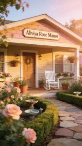 Aliviya Rose Manor exterior highlighting its inviting, residential atmosphere for senior living