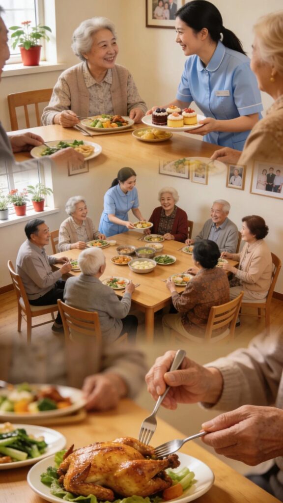 Boutique assisted living home showcasing home-cooked meals and intimate dining for seniors